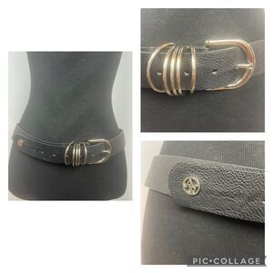 adrienne vittadini Belt Black W/silver Size M/L